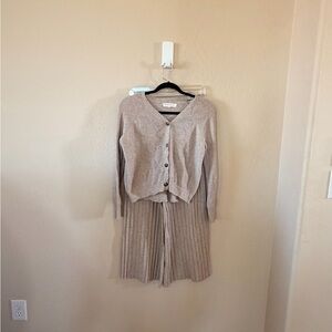 DownEast Taupe Knitwear